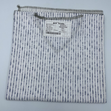 Breathable Eco-Friendly Striped Pure Cotton Textile