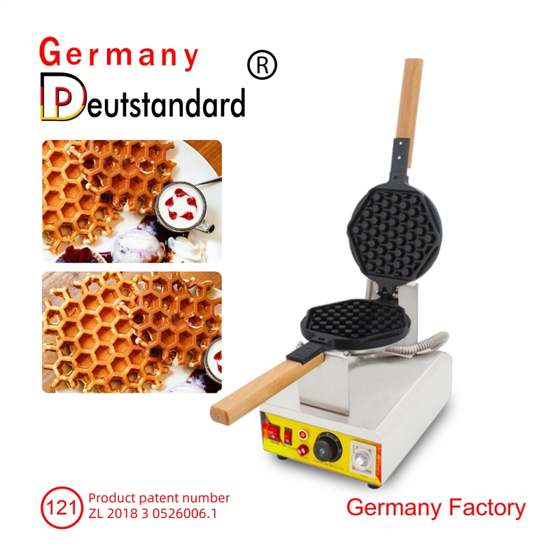 Rotwaffelmaschine mit Wabenwaffelmaschine