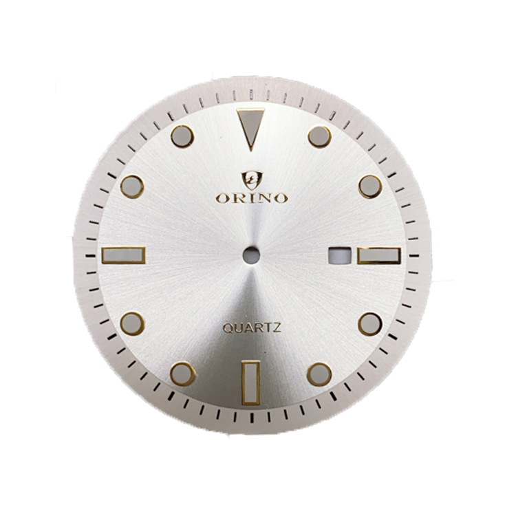 sliver brass dial