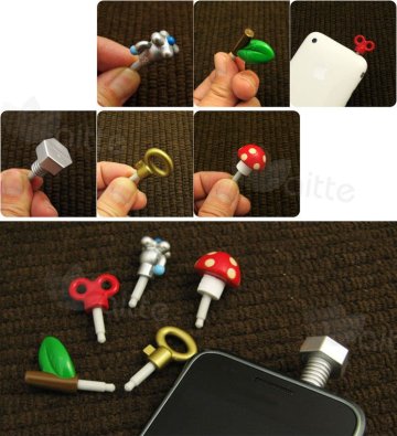 Headset anti-Dust ear Cap Plug for iPhone 4GS/Galaxy S