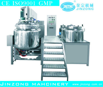 Jinzong Machinery cream,lotion,paste Vacuum emulsifying mixer