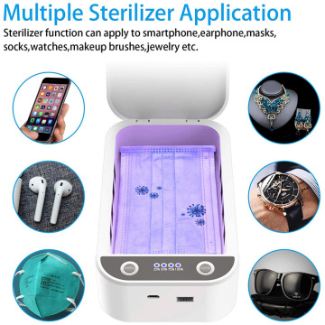 Scatola sterilizzatore UV disinfettante per telefono cellulare portatile
