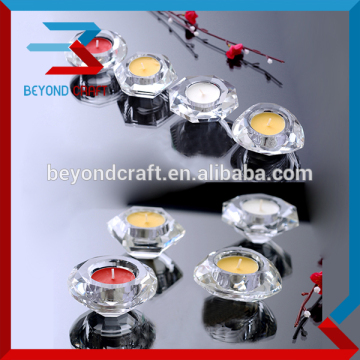 wedding candle holders crystal glass tealight holders