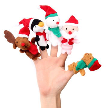 OEM custom soft finger puppets plush toys