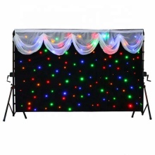 Hot Selling LED Star Cloth Curtain for Wedding Decoration