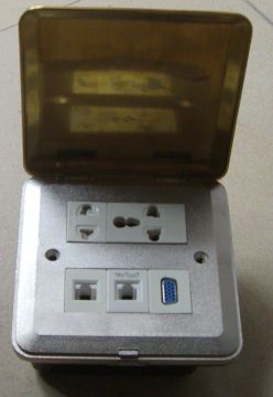 vga under floor box