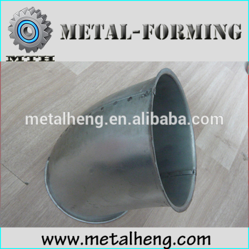 dust extraction system galvanized bend duct