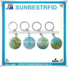 125kHz 13.56mhz long range passive smart rfid keyfob with epoxy NFC rfid tag PVC tag