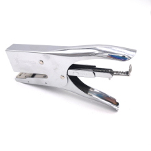 Chrome Silver Professional Metal Office Stapler 24/6 Staples 25 Sheet Capacity