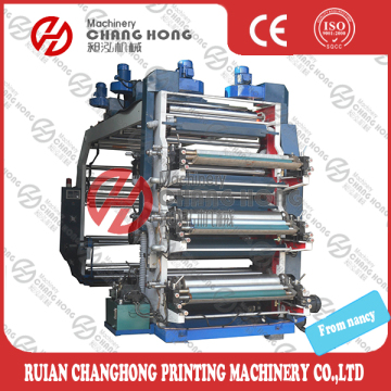 Doctor Blade Type 6 Colors Flexographic Printing Machine