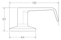 GUMEI-6431 SN-ET Tubular Tubular Leverset Lock Lock