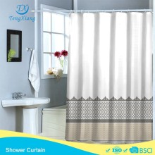 White nation style printing Polyester Shower Curtain