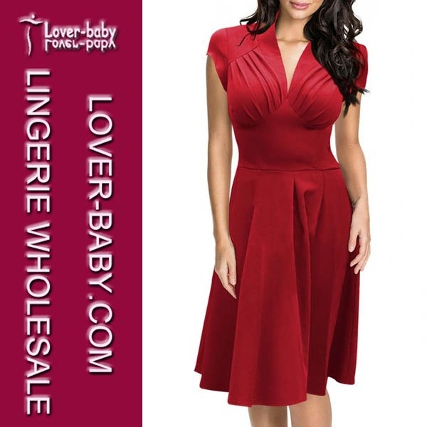 Retro Plus Size Ladies Dress Suit (L36109-1)