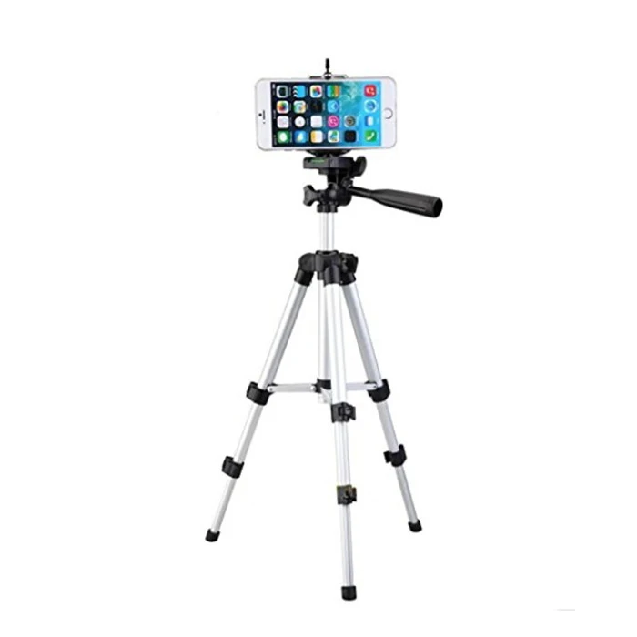 65cm Aluminum Phone Holder Camera Tripod for Mobile Phone Video