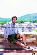 Mens' Embroidered Hooded Jacket