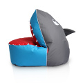 Blue Shark bean bag in 600D polyester fabric