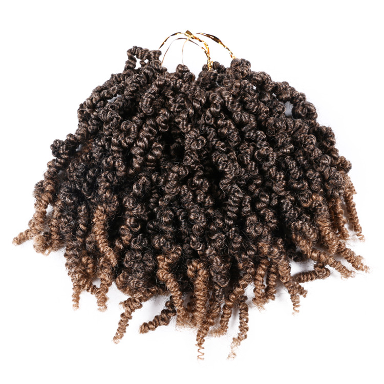 Pre twisted Spring Twists Crochet Hair Braids 10 inch Bomb Twists