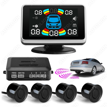 Universal Car Reversing Radar with 4 Probe Parking Sensor System