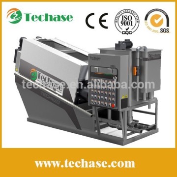 TECHASE:Volute dewatering screw presses machine for different wastewater treatment