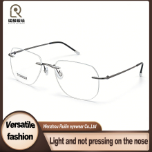 Titanium Polygonal Rimless Optical Frames