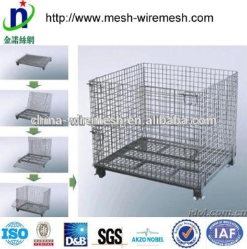 Stackable Storage Container, Wire Mesh Container, Metal Container