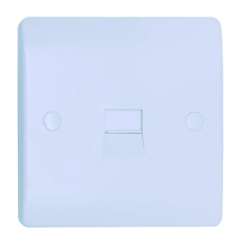 1Gang Tel Socket Single Secondary