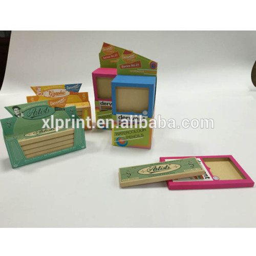 Crayon packing box , matte paper box , gift boxes with lid