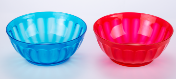 Plastic fruit dish salad bowel ps bowel