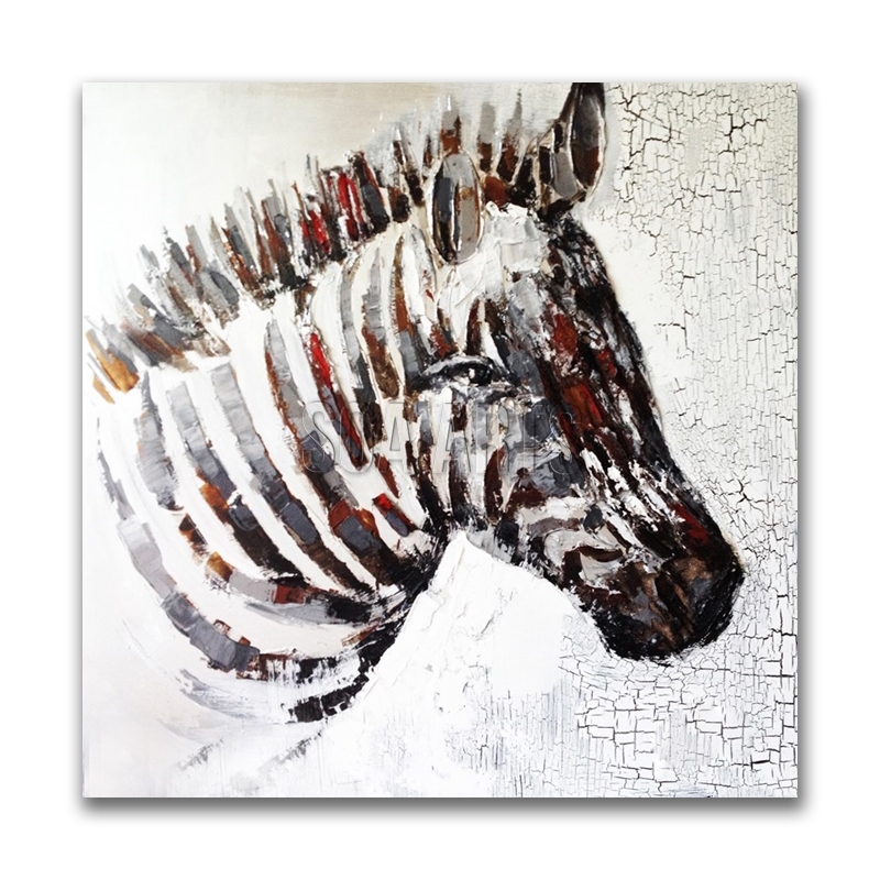 Portrait Of Animal Abstract Canvas Wall Art Animal Oil Painting