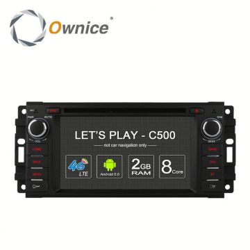 Ownice C500 Quad core android 6.0 car radio for Chrysler 300C Cirrus 2007 built in RDS multimedia USB BT Wifi