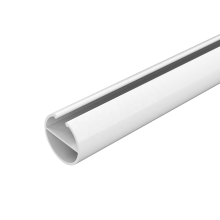 Aluminum Round Bottom Track Components for Roller Shades & Curtains