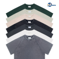 100% cotton drop shoulder design short sleeve T-shirt