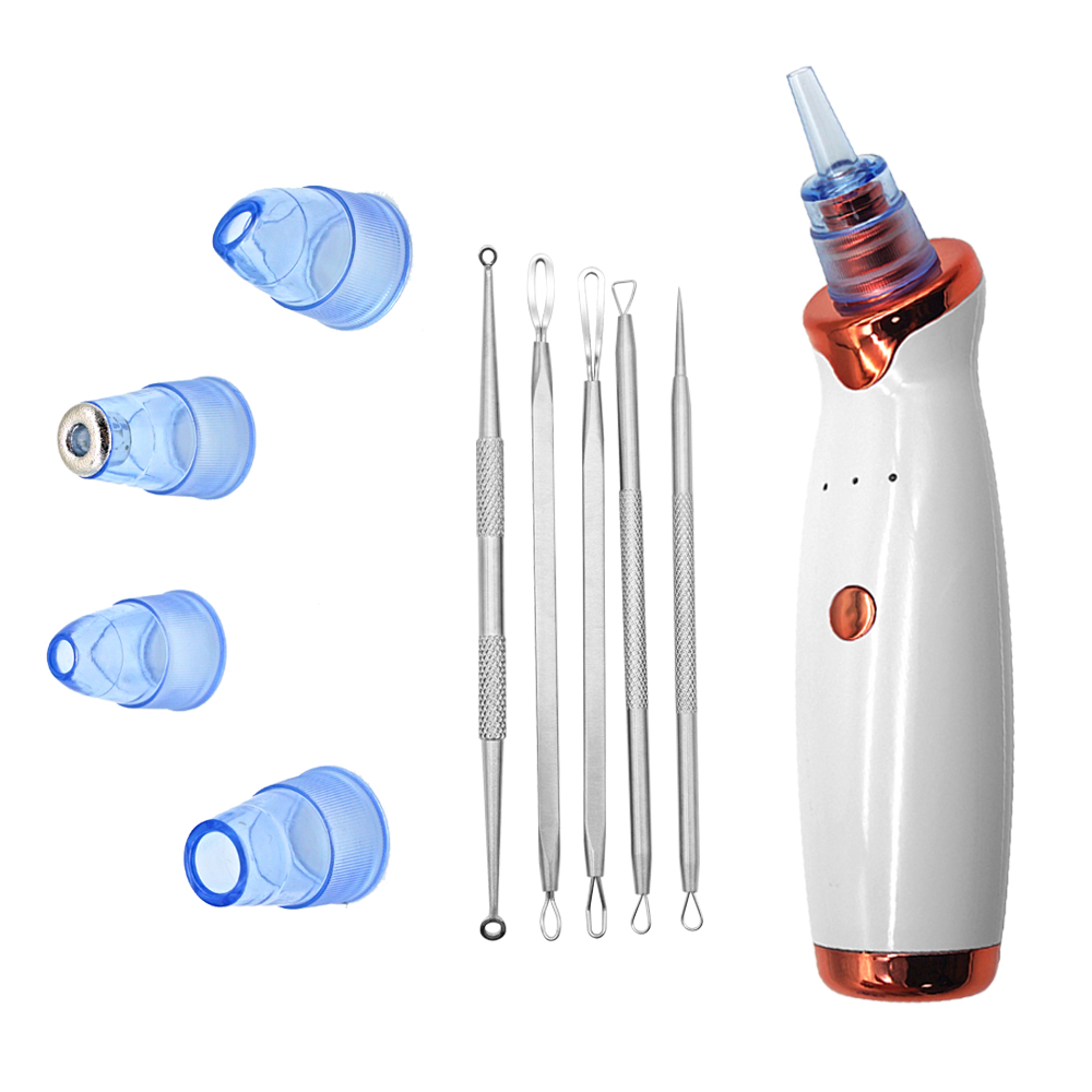 Beauty Blackhead Remover Face Deep Pore Vacuum Acne Cleaner For Remove Pimple Skin Nose Cleansing Instrument Skin Care Tools