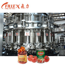 2 IN1 Whole Cans Sterilizer Machine Alcohol Drinks Filling Sealing Machinery Line