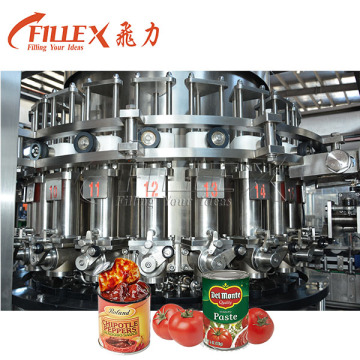 2 IN1 Whole Cans Sterilizer Machine Alcohol Drinks Filling Sealing Machinery Line