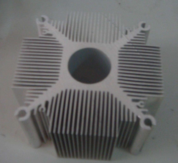 Hardware ramming radiator fin