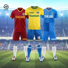 Wholesale Custom Football Jerseys Soccer Original 100% Polyester Quick Dry Breathable Football Wear Soccer Uniform Set