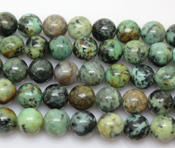 2019 Wholesale Natural Gemstone Loose Bead round blue Turquoise stone accessories