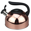 Metallic Copper Painting Whistling Kettle