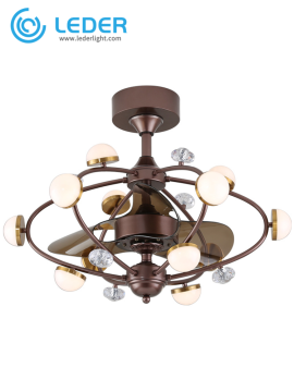 LEDER Black Decorative Ceiling Fans