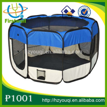 Indoor Folding Fabric Playpen Pet Dog Play Exercise Pen