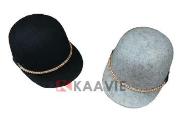 custom wool gold chain equestrian jockey cap