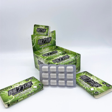 Energy Gum Sugar Free Aspartame Gratis cafeïnehoudende kauwgom