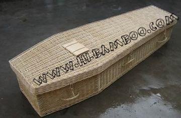 eco-friendly Wicker coffin