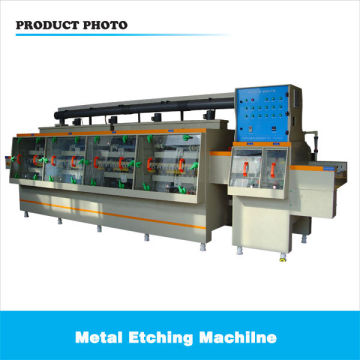 Metal steel double sides etching and rinsing machine