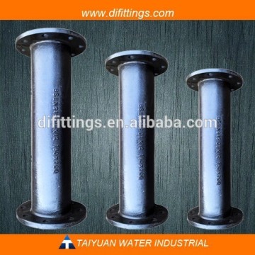 ductile iron double flange pipes & straight pipes