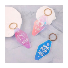 Vintage Zodiac Keychain Libra: Custom Acrylic Astrology Constellation Keyring