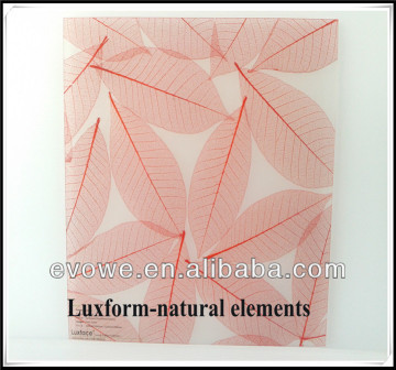 luxform ecoresin panels with natural elements