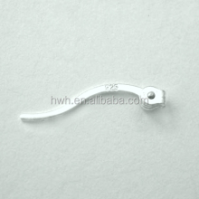 Solid Silver Ear Pin with Joint Square Wire 15mm - H131/B