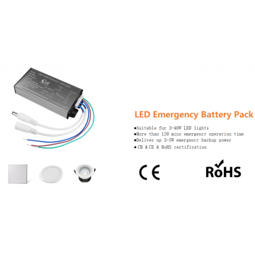 Entregue un controlador de emergencia LED de 3-5W